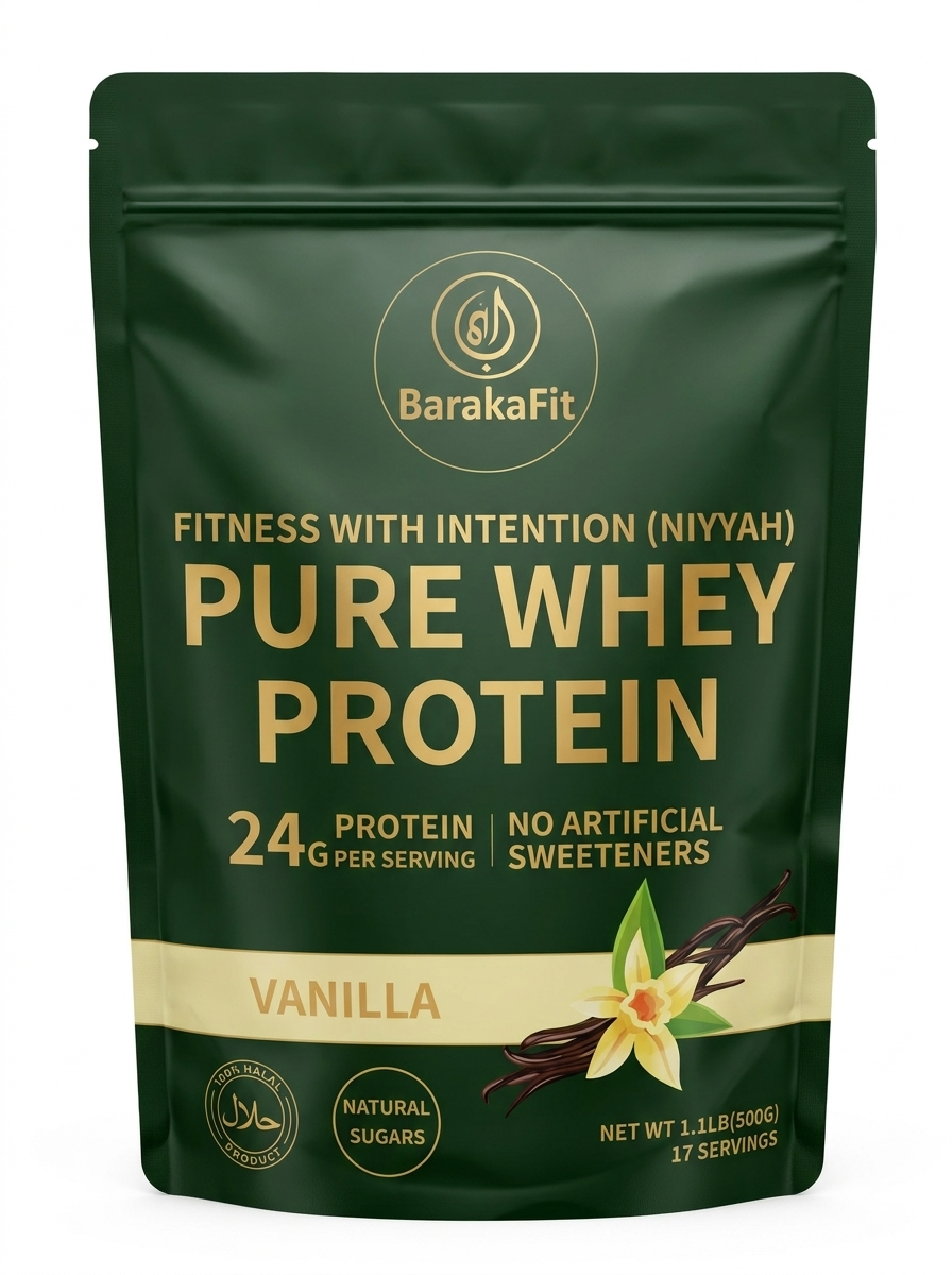 BarakaFit Halal Whey Protein – 500g